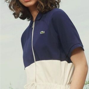 Lacoste Zip Petit Piqué Polo Dress EU40, USA M (8-10).